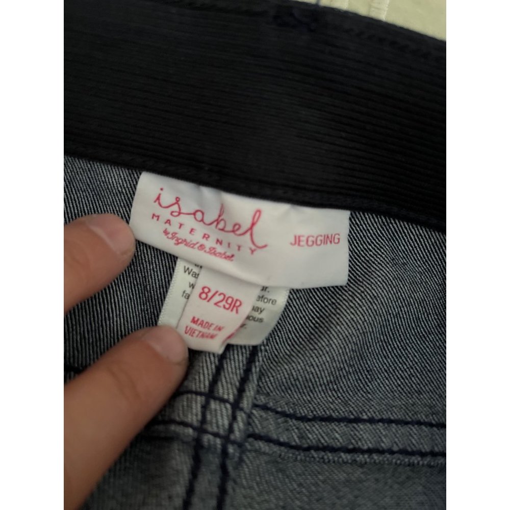 Isabel Maternity Dark Wash Skinny Jegging/Jeans, Size 8 - Picture 11 of 11